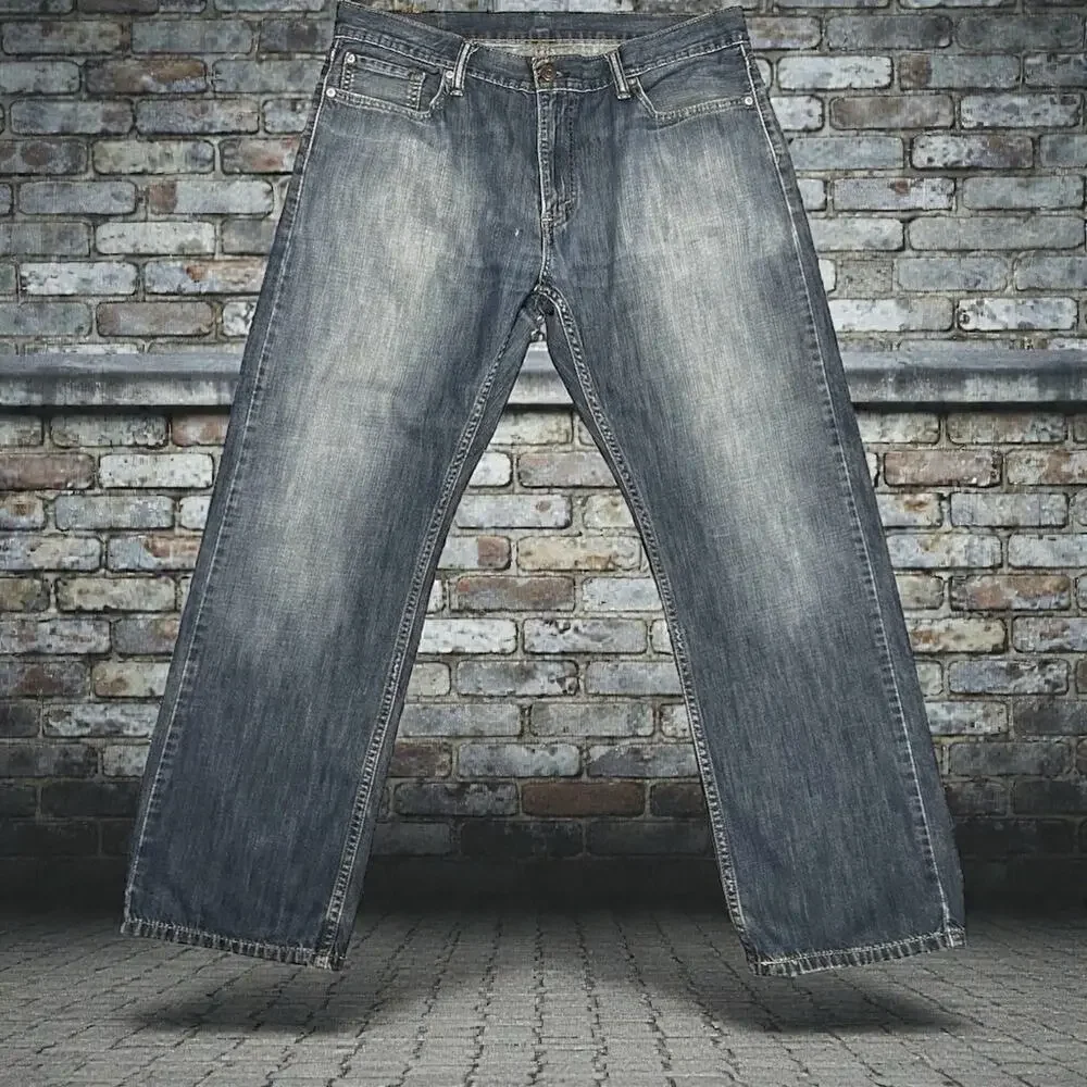 Levi’s Vintage Levi's 514 Men's Slim Straight Jeans W36 L30 Distressed Rip